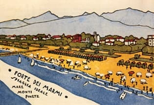 Mappa della Versilia